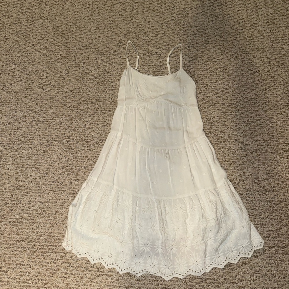 White Eyelet Sundress - Picture 1 of 2